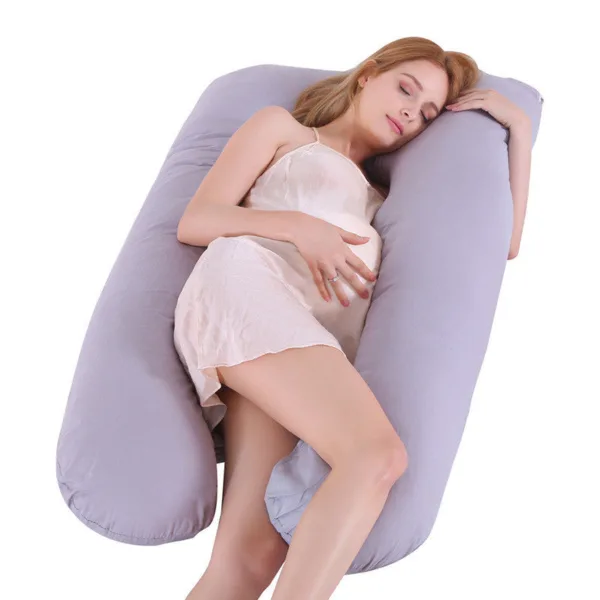 Summer Sleeping Support Pillow For Pregnant Women U Shape Maternity Pillows Pregnancy Ice Silk - Image 11