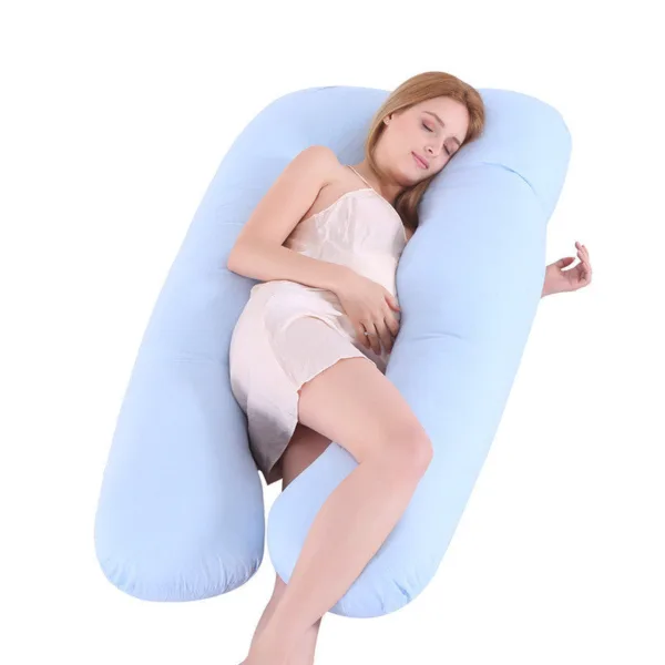 Summer Sleeping Support Pillow For Pregnant Women U Shape Maternity Pillows Pregnancy Ice Silk - Image 12