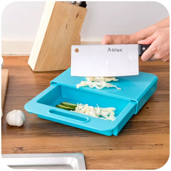 Multifunction Kitchen Chopping Blocks Sinks Drain Basket Cutting Board Vegetable Meat Tools Kitchen Accessories Chopping Board - Image 3