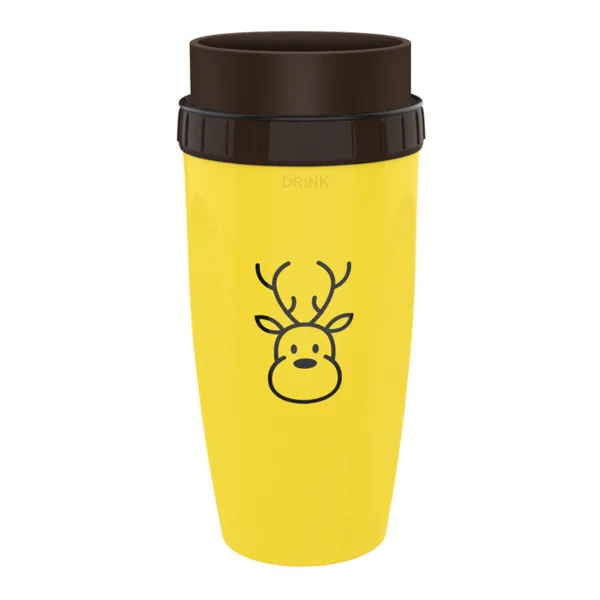 No Cover Twist Cup Travel Portable Cup Double Insulation Tumbler Straw Sippy Water Bottles Portable For Children Adults - Image 10