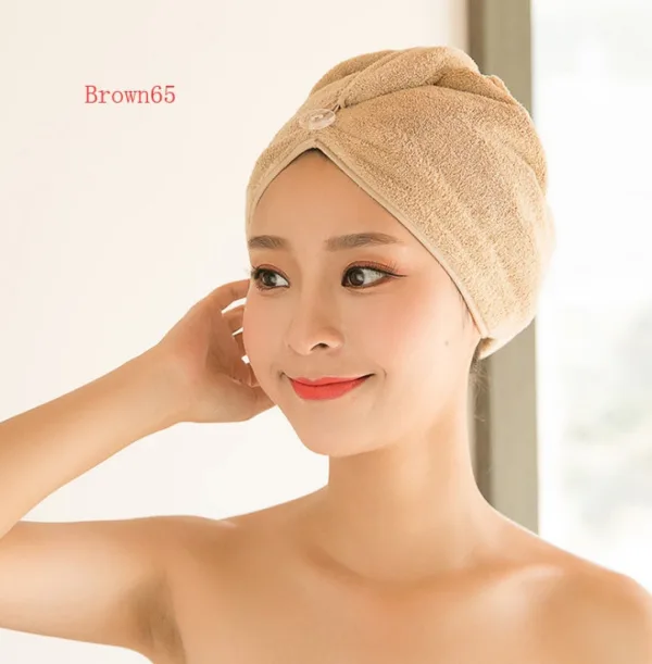 Women's Hair Dryer Cap, Absorbent Dry Hair Towel - Image 14