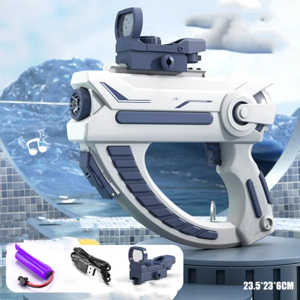 Summer Fully Automatic Electric Water Gun Rechargeable Long-Range Continuous Firing Party Game Kids Gift - Image 4