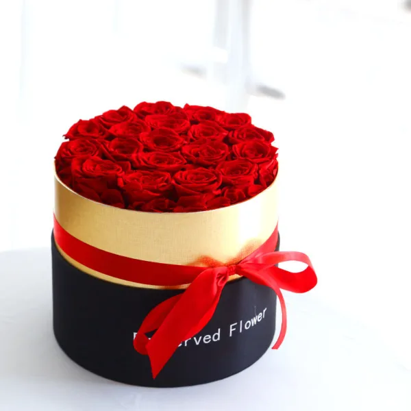 Eternal Roses In Box Preserved Real Rose Flowers With Box Set Valentines Day Gift Romantic Artificial Flowers - Image 5