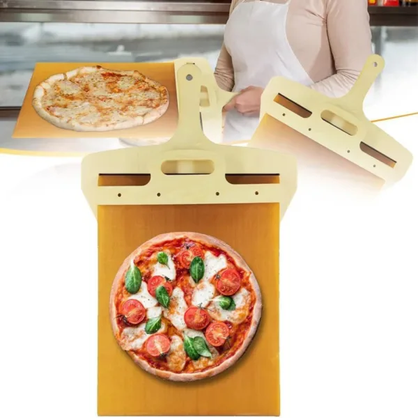 Kitchen Gadgets Sliding Pizza Shovel Non Stick Pizza Smooth Cutting Board Storage Transfer Board Kitchen Baking Tool - Image 2