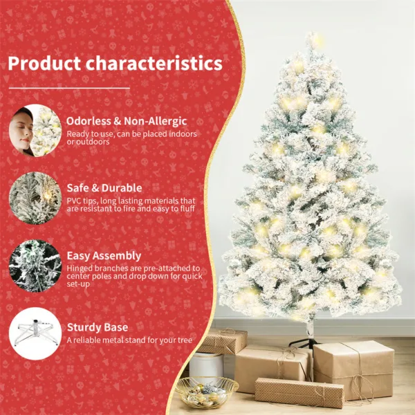 Christmas Tree PVC Artificial Snow Christmas Tree Mall Window Decoration Tree Cedar Christmas Tree Christmas Decoration Supplies - Image 2