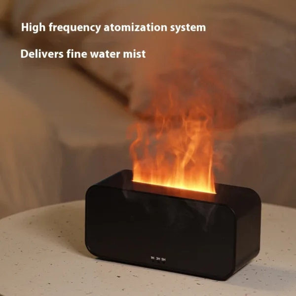 Timing Simulation Aroma Diffuser Usb Household Flame Humidifier  Aromatherapy Machine Spray Air Flame Humidifier Diffuser - Image 2