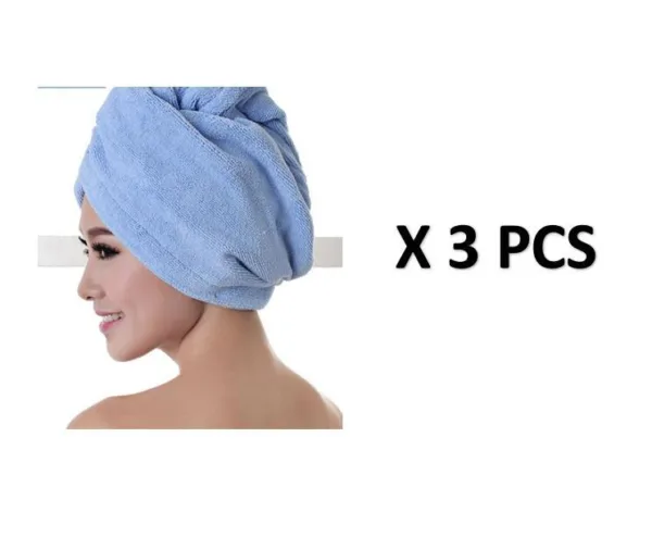 Women's Hair Dryer Cap, Absorbent Dry Hair Towel - Image 37