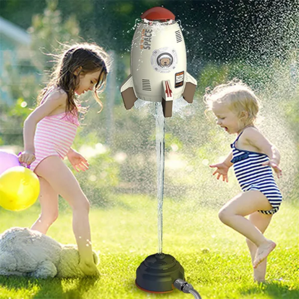 Rocket Launcher Toys Outdoor Rocket Water Pressure Lift Sprinkler Toy Fun Interaction In Garden Lawn Water Spray Toys For Kids Summer Gadgets - Image 8