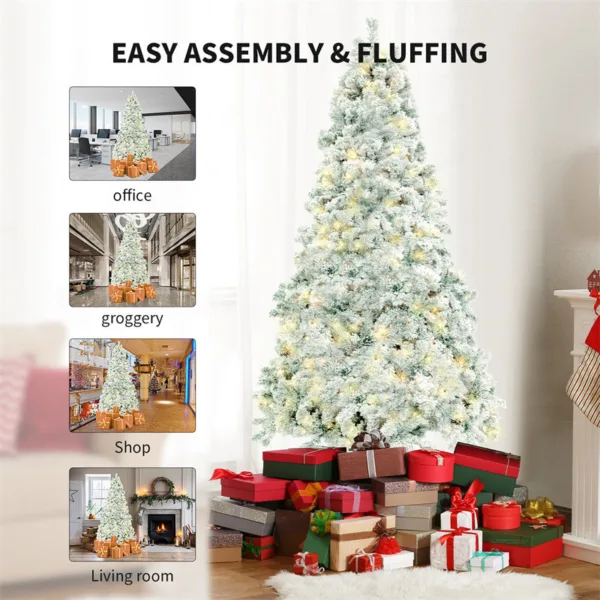 Christmas Tree PVC Artificial Snow Christmas Tree Mall Window Decoration Tree Cedar Christmas Tree Christmas Decoration Supplies - Image 4