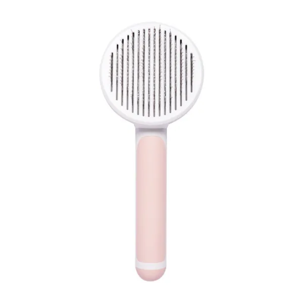 New Pet Cat Brush Hot Selling Hand-held Steel Wire Self-cleaning Comb Looper For Hair Removal - Image 14