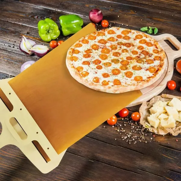 Kitchen Gadgets Sliding Pizza Shovel Non Stick Pizza Smooth Cutting Board Storage Transfer Board Kitchen Baking Tool - Image 3