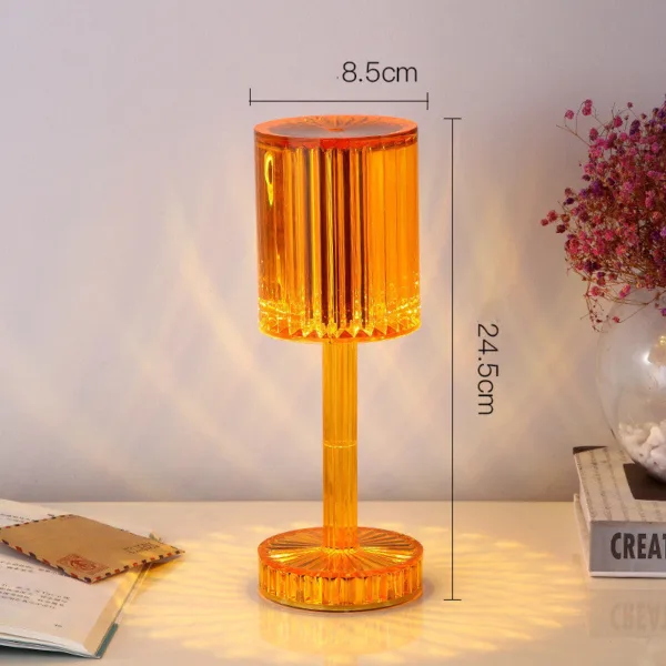 New Crystal Table Lamp Hotel Decoration Diamond Romantic Warm Led For Home Decor Romantic Gift Night Light - Image 8