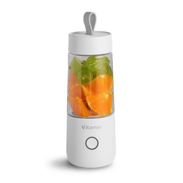 350ml Portable Blender Juicer Electric USB Rechargeable Mixer Smoothie Slushy Cup Juice Blender Bottle USB Charging Kitchen Gadgets - Image 12