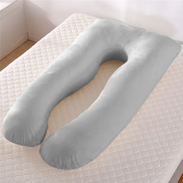 Summer Sleeping Support Pillow For Pregnant Women U Shape Maternity Pillows Pregnancy Ice Silk - Image 7