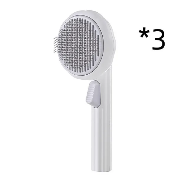 New Pet Cat Brush Hot Selling Hand-held Steel Wire Self-cleaning Comb Looper For Hair Removal - Image 18