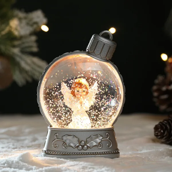 Christmas Holiday Decorations Luminous Simulation Flat Light LED Decoration Scene Layout Flame Light Home Decor - Image 5