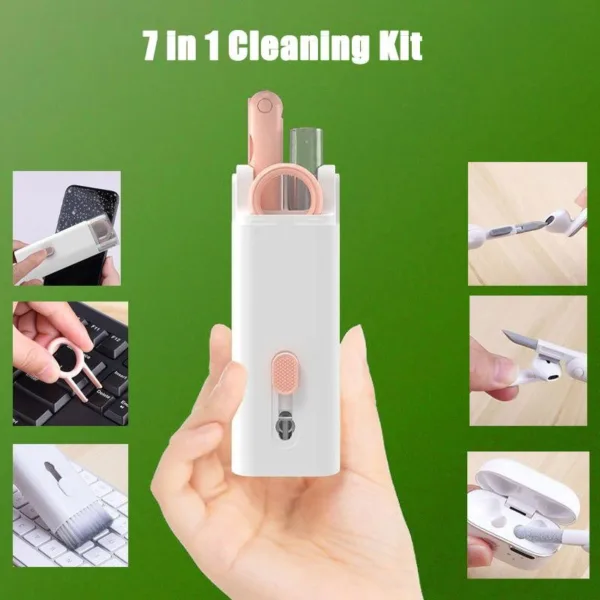 Multifunctional Bluetooth-compatible Headset Cleaning Pen Set Keyboard Cleaner Cleaning Tools Cleaner Keycap Puller Kit - Image 2