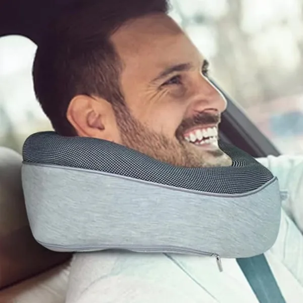 Travel Neck Pillow Non-Deformed Airplane Pillow Travel Neck Cushion Durable U-Shaped Travel Memory Cotton Nap Neck Pillow - Image 2