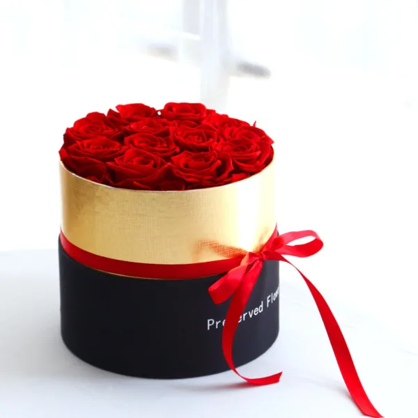 Eternal Roses In Box Preserved Real Rose Flowers With Box Set Valentines Day Gift Romantic Artificial Flowers - Image 3