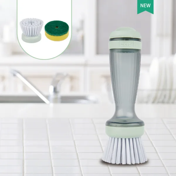 Pot Brush Dish Brush Dish Scrub Brush With Soap Dispenser For Dishes Kitchen Sink Pot Pan - Image 10