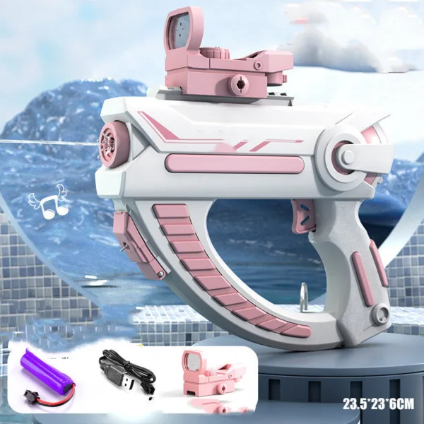 Summer Fully Automatic Electric Water Gun Rechargeable Long-Range Continuous Firing Party Game Kids Gift - Image 5