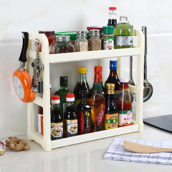 Kitchen Storage Shelving Kitchen Supplies Storage Artifact Multilayer - Image 6