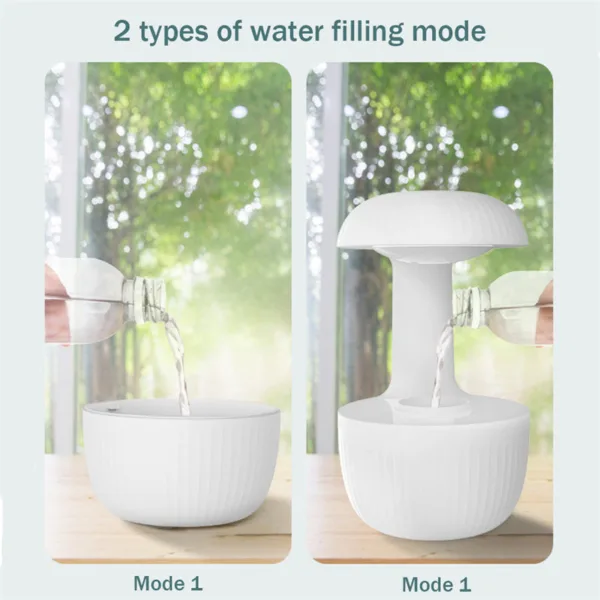 Anti-gravity Air Humidifier Mute Countercurrent Humidifier Levitating Water Drops Cool Mist Maker Fogger Relieve Fatigue - Image 3