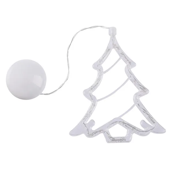 Christmas LED Suction Cup Chandelier Santa Claus Elk Snowman Lights Holiday Party Window Decor Lamps Battery Powered - Image 11