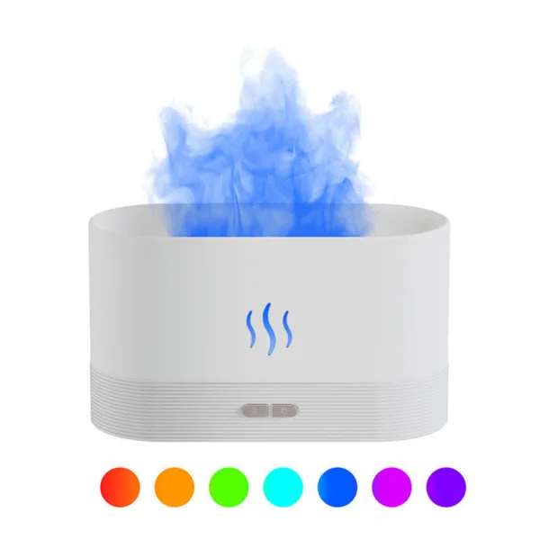 Aroma Diffuser With Flame Light Mist Humidifier Aromatherapy Diffuser With Waterless Auto-Off Protection For Spa Home Yoga Office - Image 23