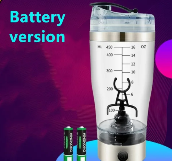 Electric Protein Shake Stirrer USB Shake Bottle Milk Coffee Blender Kettle Sports And Fitness Charging Electric Shaker Cup - Image 11