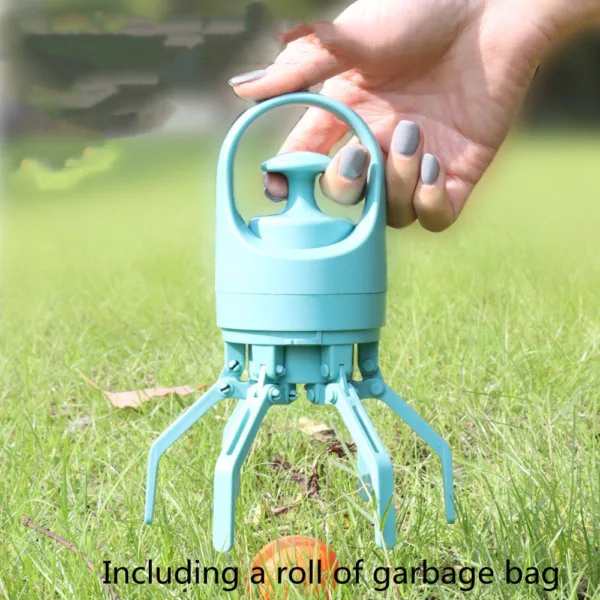 Portable Lightweight Dog Pooper Scooper With Built-in Poop Bag Dispenser Eight-claw Shovel For Pet Toilet Picker Pet Products - Image 11