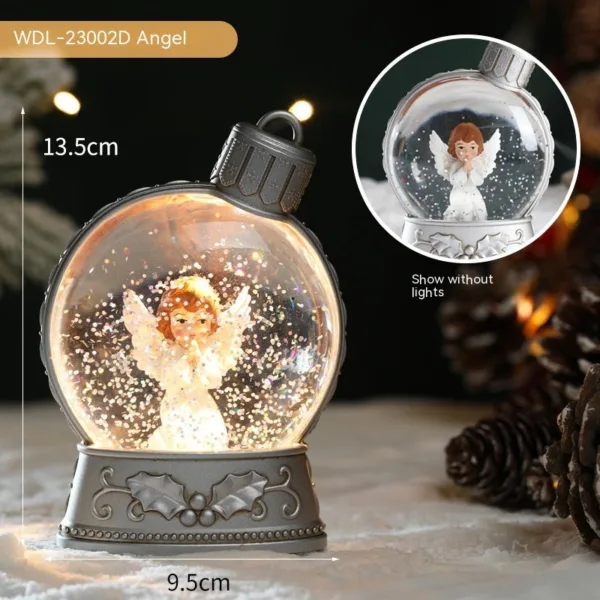 Christmas Holiday Decorations Luminous Simulation Flat Light LED Decoration Scene Layout Flame Light Home Decor - Image 10