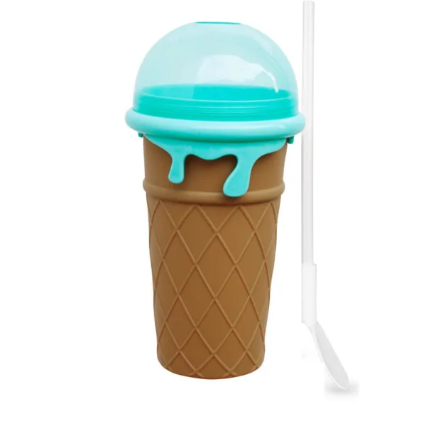 500ml Large Capacity Slushy Cup Summer Squeeze Homemade Juice Water Bottle Quick-Frozen Smoothie Sand Cup Pinch Fast Cooling Magic Ice Cream Slushy Maker Beker Kitchen Gadgets - Image 12