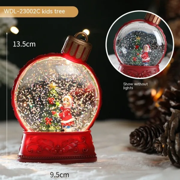 Christmas Holiday Decorations Luminous Simulation Flat Light LED Decoration Scene Layout Flame Light Home Decor - Image 9