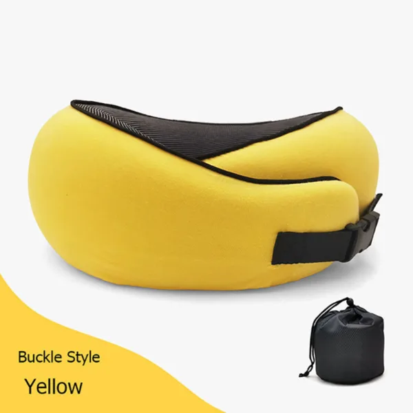 Travel Neck Pillow Non-Deformed Airplane Pillow Travel Neck Cushion Durable U-Shaped Travel Memory Cotton Nap Neck Pillow - Image 10