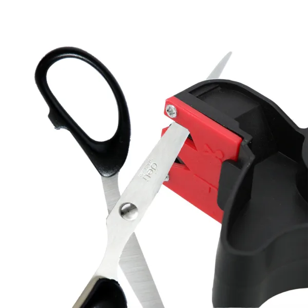 Knife Sharpener Handheld Scissor Blade Sharpening Convenient Kitchen Tools Grindstone 2 In 1 Kitchen Gadgets - Image 3