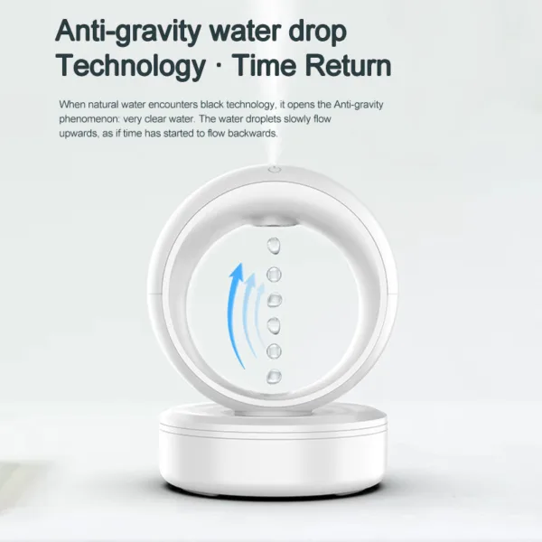 Anti-gravity Air Humidifier Mute Countercurrent Humidifier Levitating Water Drops Fogger Electric Humidifiers - Image 3