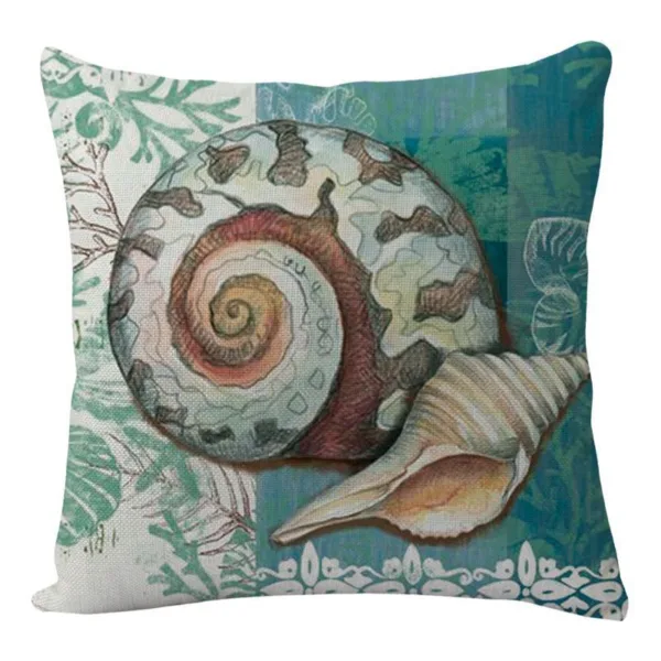 Cushion Covers Sea Turtle Printed Throw Pillow Cases For Home Decor Sofa Chair Seat - Image 12