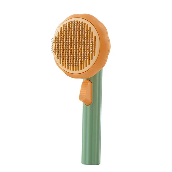 New Pet Cat Brush Hot Selling Hand-held Steel Wire Self-cleaning Comb Looper For Hair Removal - Image 10