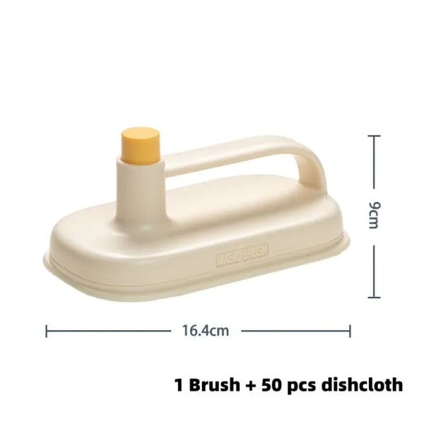 Kitchen Bathroom Toilet Cleaning Magic Brush Glass Wall Cleaning Bath Brush Handle Cleaning Rag Ceramic Window Slot Clean Brush Kitchen Gadgets - Image 9