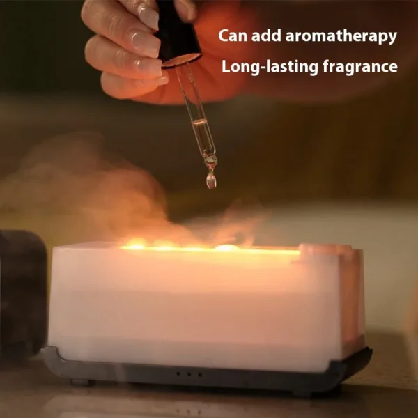 Timing Simulation Aroma Diffuser Usb Household Flame Humidifier  Aromatherapy Machine Spray Air Flame Humidifier Diffuser - Image 5