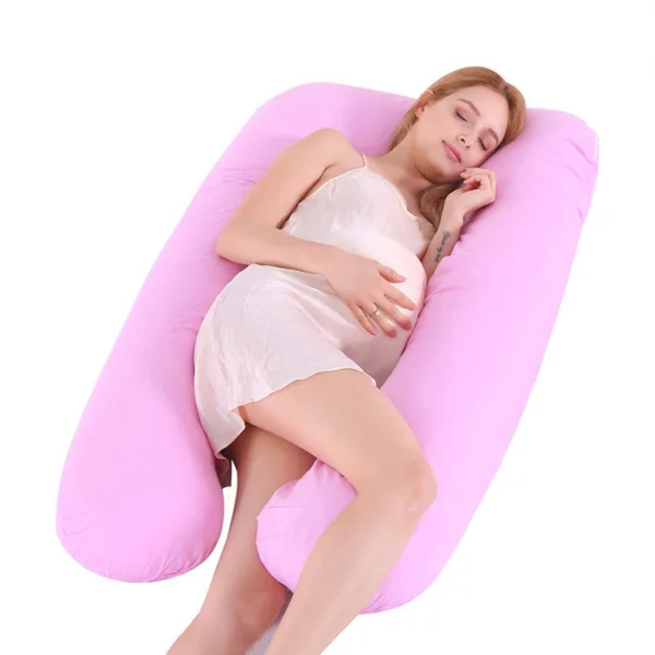 Summer Sleeping Support Pillow For Pregnant Women U Shape Maternity Pillows Pregnancy Ice Silk - Image 13