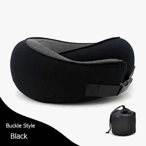 Travel Neck Pillow Non-Deformed Airplane Pillow Travel Neck Cushion Durable U-Shaped Travel Memory Cotton Nap Neck Pillow - Image 11