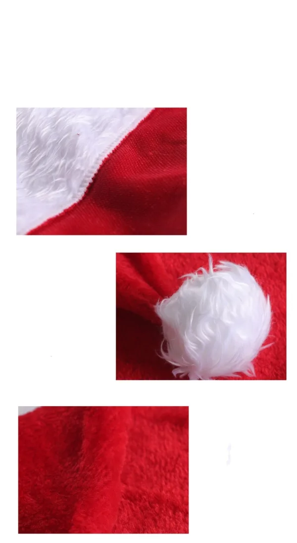 Christmas Hat LED Light Plush Children's Adult Christmas Decorations Christmas Supplies Luminous Santa Hat Home Decoracion - Image 5