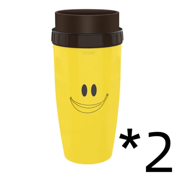 No Cover Twist Cup Travel Portable Cup Double Insulation Tumbler Straw Sippy Water Bottles Portable For Children Adults - Image 17