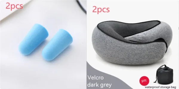 Travel Neck Pillow Non-Deformed Airplane Pillow Travel Neck Cushion Durable U-Shaped Travel Memory Cotton Nap Neck Pillow - Image 27