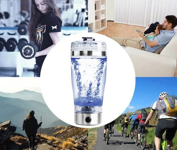 Electric Protein Shake Stirrer USB Shake Bottle Milk Coffee Blender Kettle Sports And Fitness Charging Electric Shaker Cup - Image 7