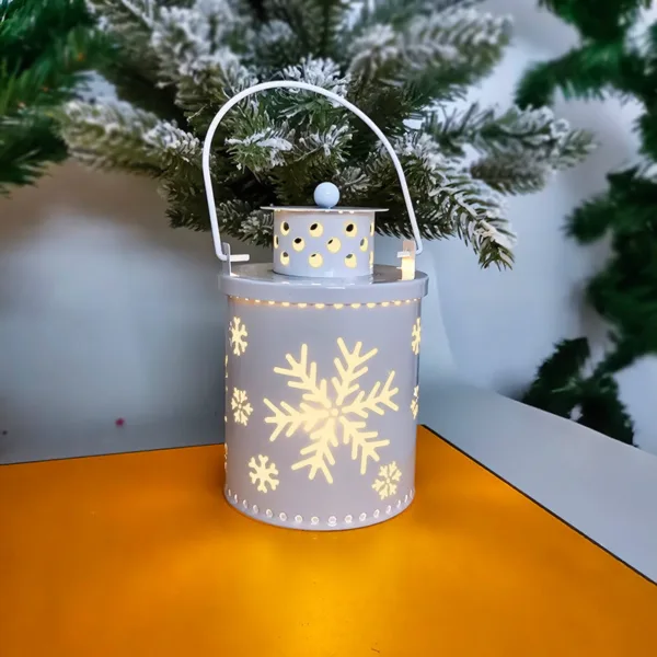 Christmas Candle Lights LED Small Lanterns Wind Lights Electronic Candles Nordic Style Creative Holiday Decoration Decorations - Image 6