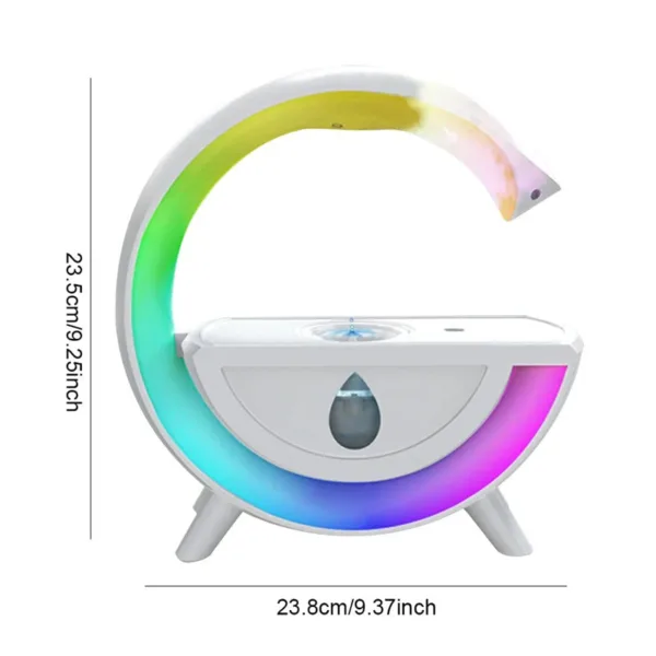 RGB Night Light Water Droplet Sprayer Anti-Gravity Air Humidifier 350ml Creative Home Office Mist Maker Diffuser Christmas Gift - Image 7